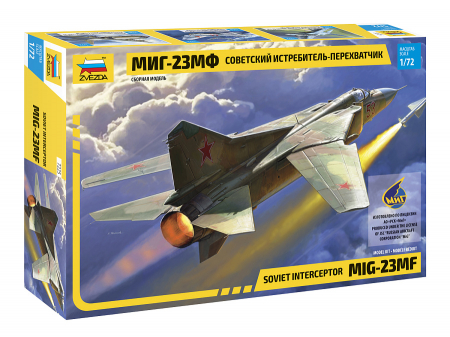 Avioane - Zvezda 7225 - 1:72 Soviet Fighter-Interceptor Mikoyan-23Mf