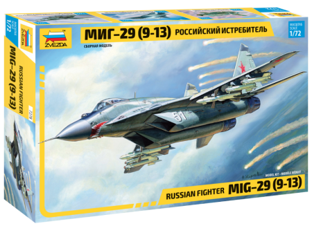Avioane - Zvezda 7278 - 1:72 Russian Fighter Mig-29 (9-13)