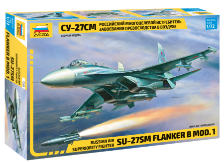 Aero militare - Zvezda 7295 - 1:72 Su-27 Sm