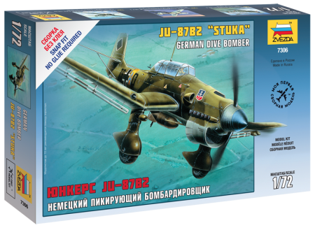 Avioane - Zvezda 7306 - 1:72 Ju-87B2 Stuka