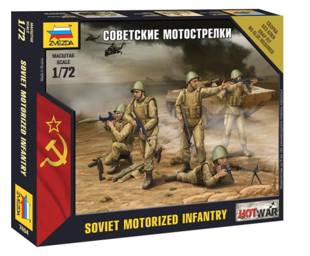 Figurine - Zvezda 7404 - 1:72 Soviet Infantry - 5 figures