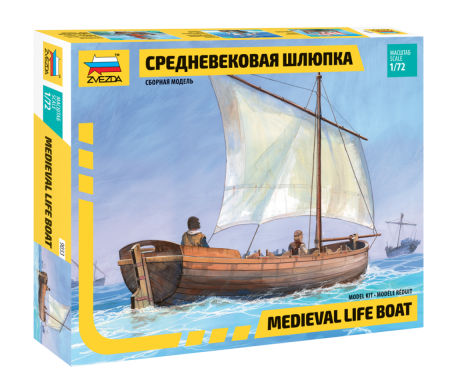 Navo - Zvezda 9033 - 1:72 MEDIEVAL LIFE BOAT