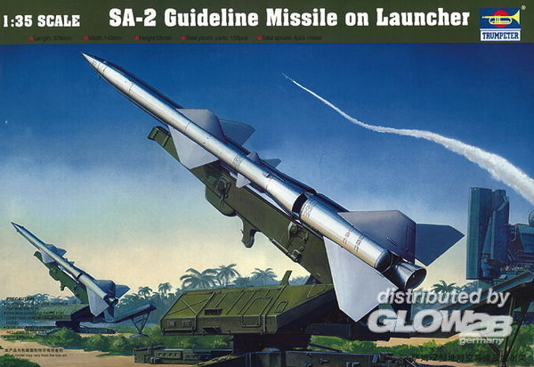 Trumpeter SA-2 Guideline Missile Modellbausatz 1/35 - Mit Launcher Cabin