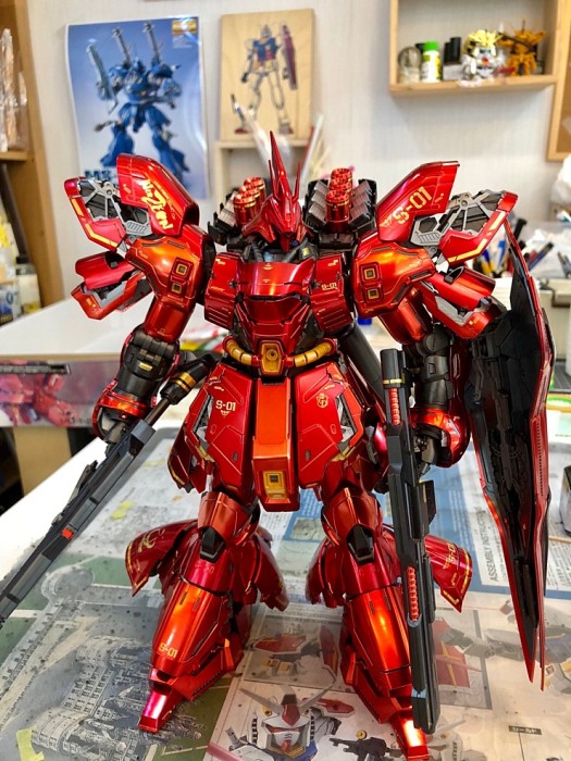 HCD0002. MG SAZABI ALL HOLO WATER DECAL [2]