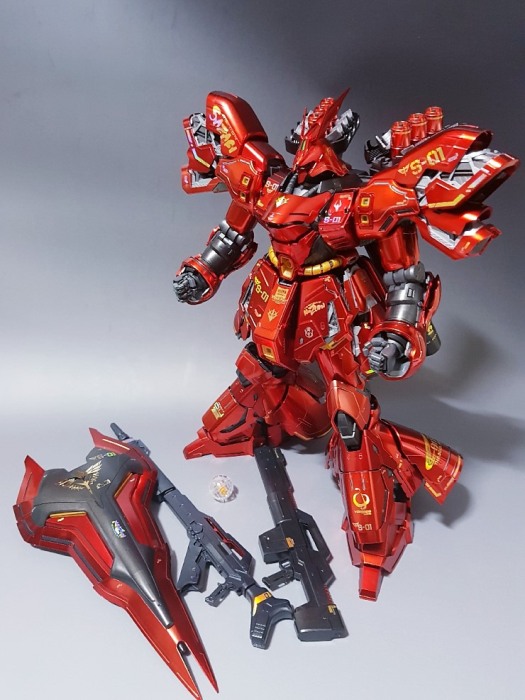 HCD0002. MG SAZABI ALL HOLO WATER DECAL [5]