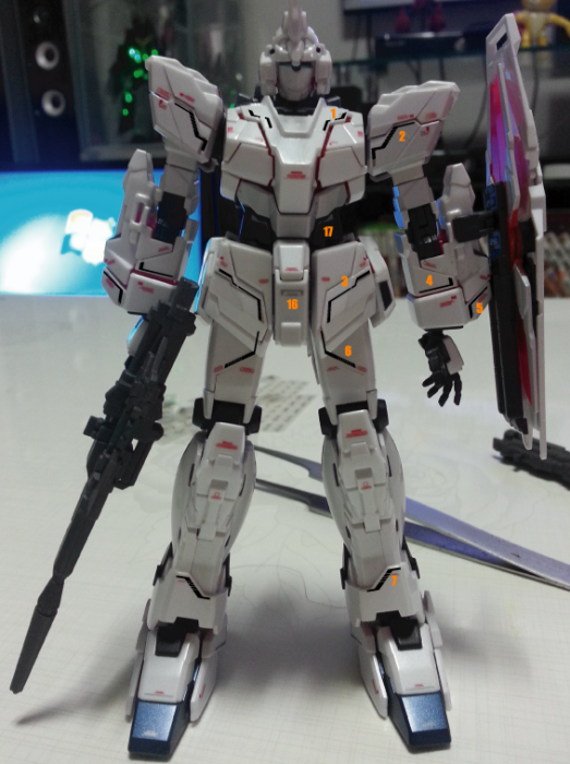 HCD0073. MG PHENEX HOLOGRAM BLUE WATER DECAL [6]