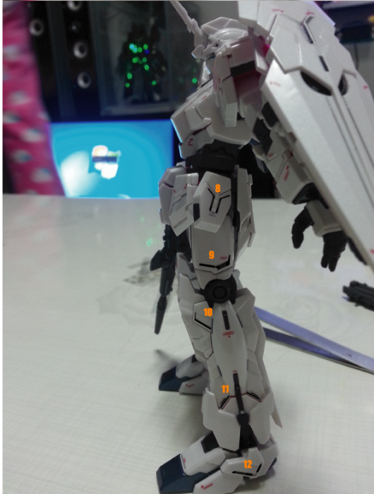 HCD0073. MG PHENEX HOLOGRAM BLUE WATER DECAL [4]