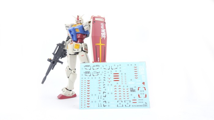 HCD0458. HG RX-78-2 BEYOND GLOBAL WATER DECAL [3]