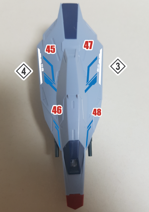 HCD0712. MG PROVIDENCE HOLO WATER DECAL ( BLUE ) [2]