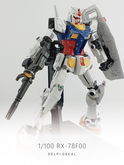 HCD0840. 1/100 RX-78F00 GUNDAM WATER DECAL (HOLO) [23]