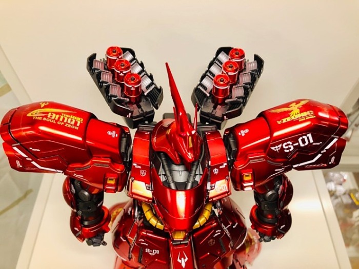 HCD0852. MG SAZABI WHITE H+GOLD H WATER DECAL [11]
