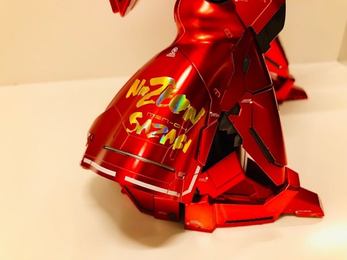 HCD0852. MG SAZABI WHITE H+GOLD H WATER DECAL [14]