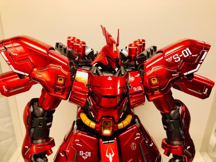HCD0852. MG SAZABI WHITE H+GOLD H WATER DECAL [12]