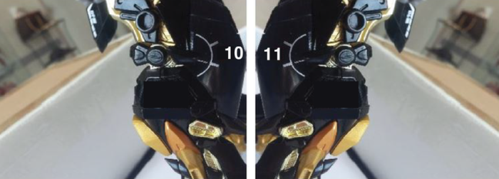 HCD1042. RG ASTRAY GOLD FRAME AMATSU MINA HOLO WATER DECAL [15]