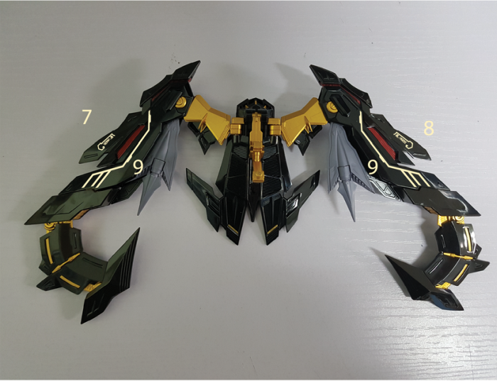 HCD1042. RG ASTRAY GOLD FRAME AMATSU MINA HOLO WATER DECAL [7]
