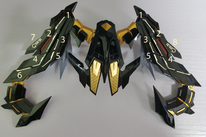 HCD1042. RG ASTRAY GOLD FRAME AMATSU MINA HOLO WATER DECAL [2]