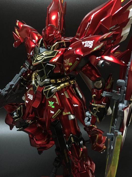 HCD1043. MG SINANJU GOLD HOLO WATER DECAL RG Style [4]