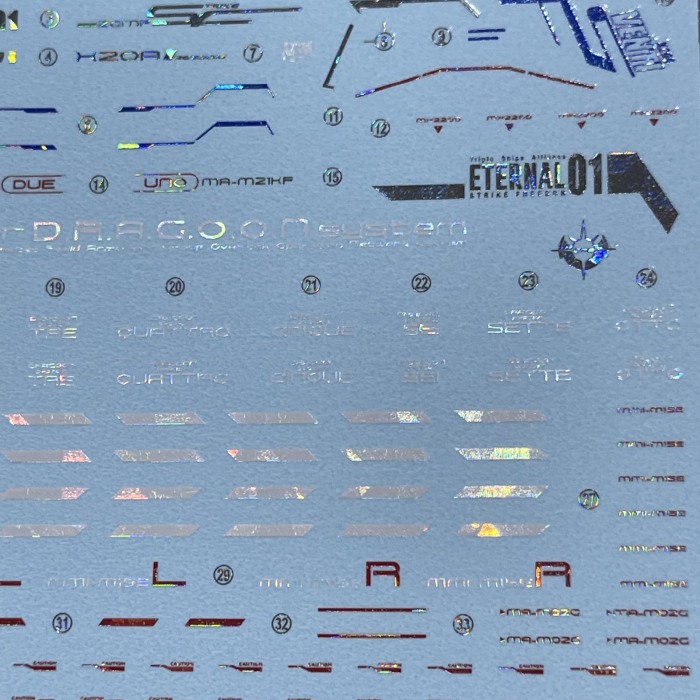 HCD1051. HGCE STRIKE FREEDOM WATER DECAL [2]