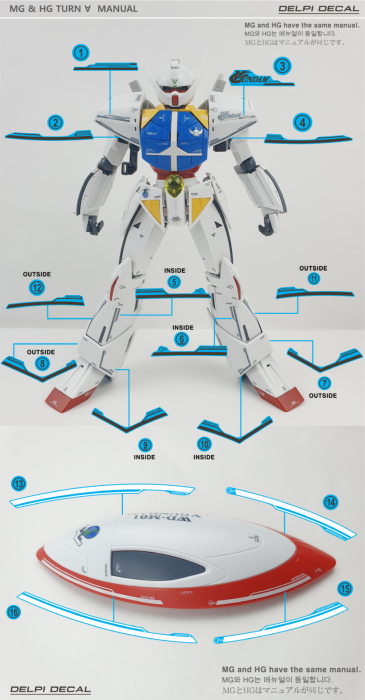 HCD1056. HG TURN A WATER DECAL Holo [5]