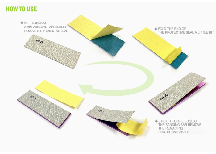 HCD1071 [STYLE X] ALUMINUM SANDING BAR - SET B [5]
