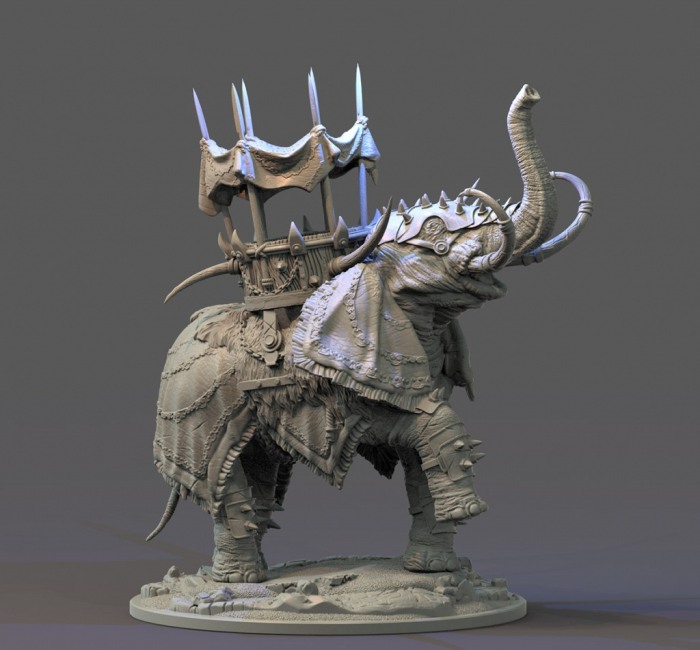 HCM 008. Elephant War Mount [3]