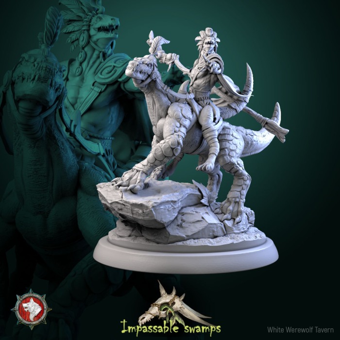 HCM 458. Lizardfolk rider [3]