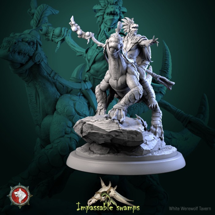 HCM 458. Lizardfolk rider [2]