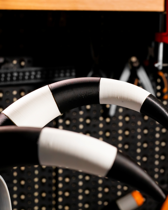 HCP 005 Hazbin black and white horns [2]