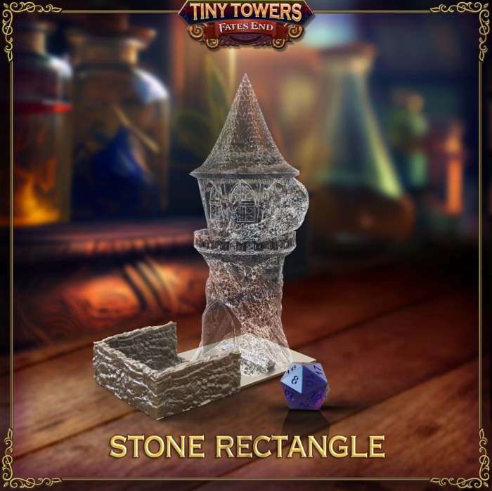 HCP2033. TinyTowers Dice Tower Swappable Trays [2]