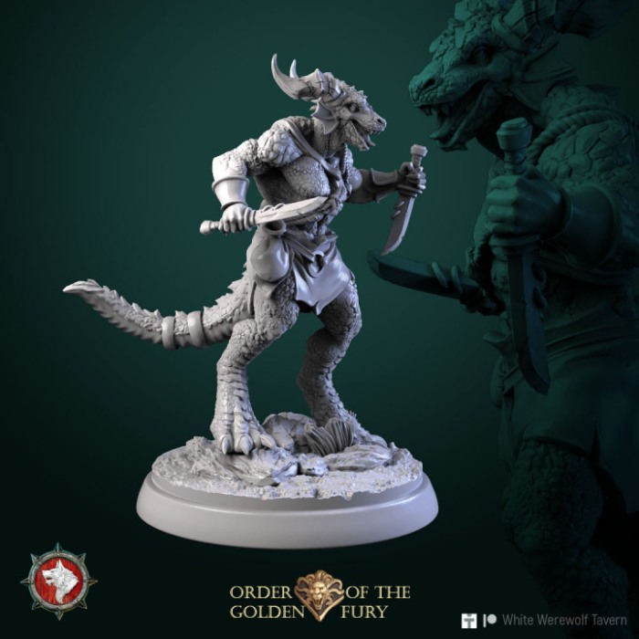 HCT 594. Kobolds warriors set 6 miniatures [4]