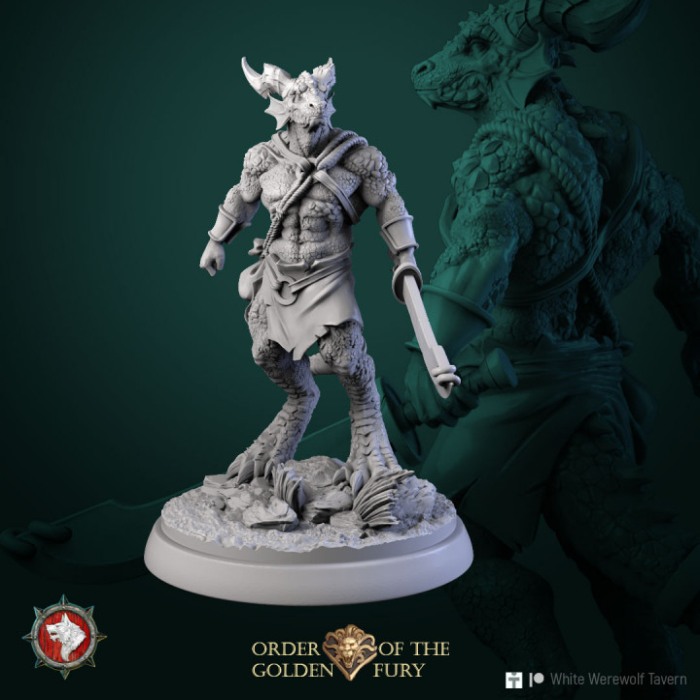 HCT 594. Kobolds warriors set 6 miniatures [2]