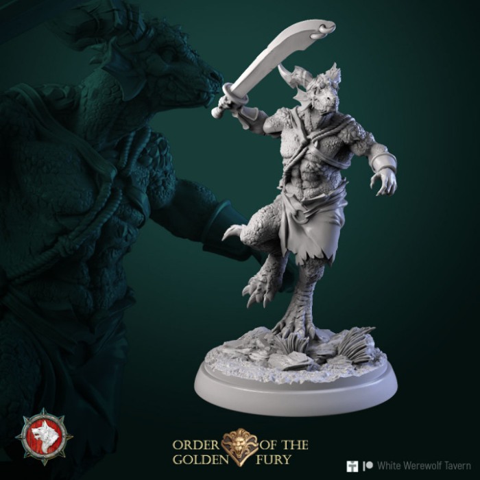 HCT 594. Kobolds warriors set 6 miniatures [3]