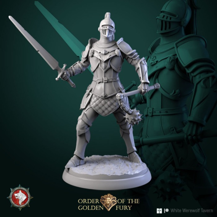 HCT 595. Knights 6 miniatures [4]