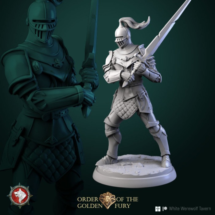 HCT 595. Knights 6 miniatures [5]
