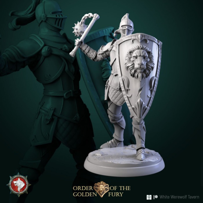 HCT 595. Knights 6 miniatures [7]