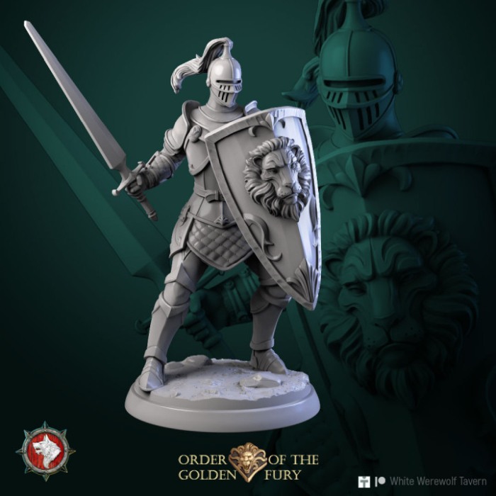 HCT 595. Knights 6 miniatures [6]