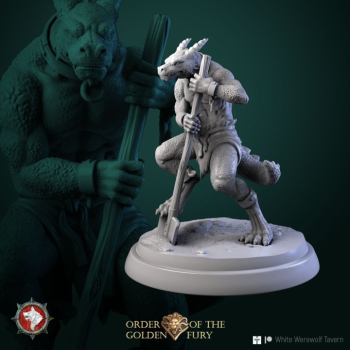 HCT 596. Kobolds slaves set 6 miniatures [3]