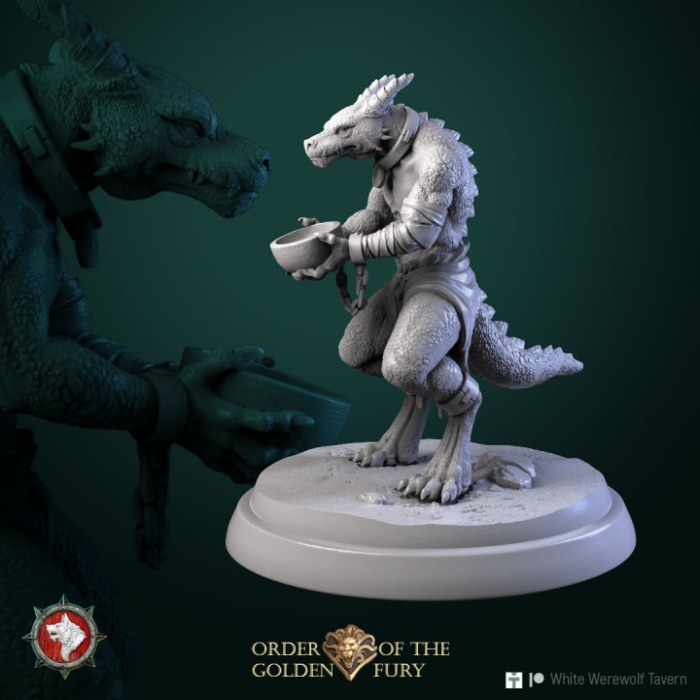 HCT 596. Kobolds slaves set 6 miniatures [5]