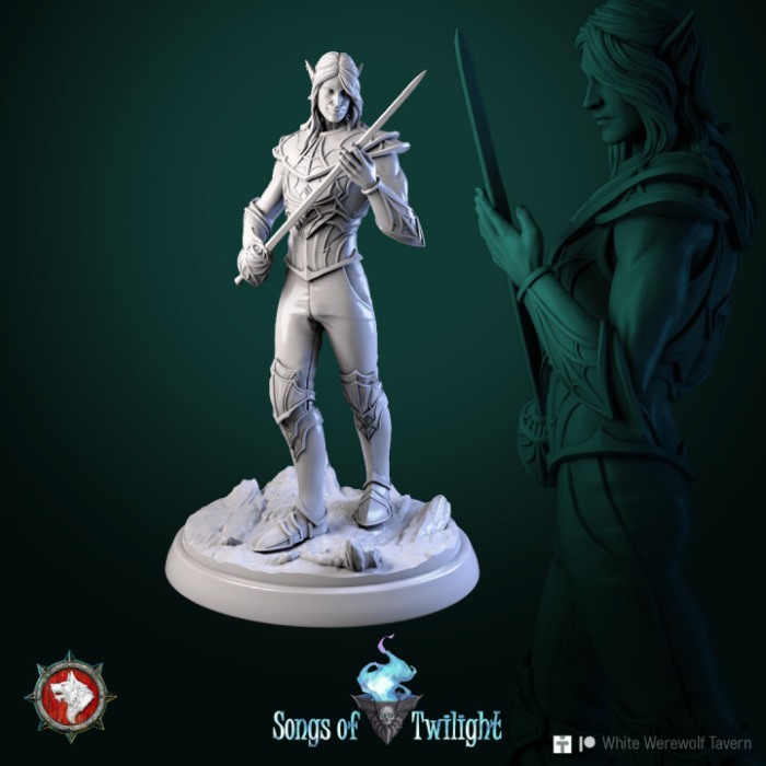 HCT 606. Drow Warriors set 6 miniatures [2]