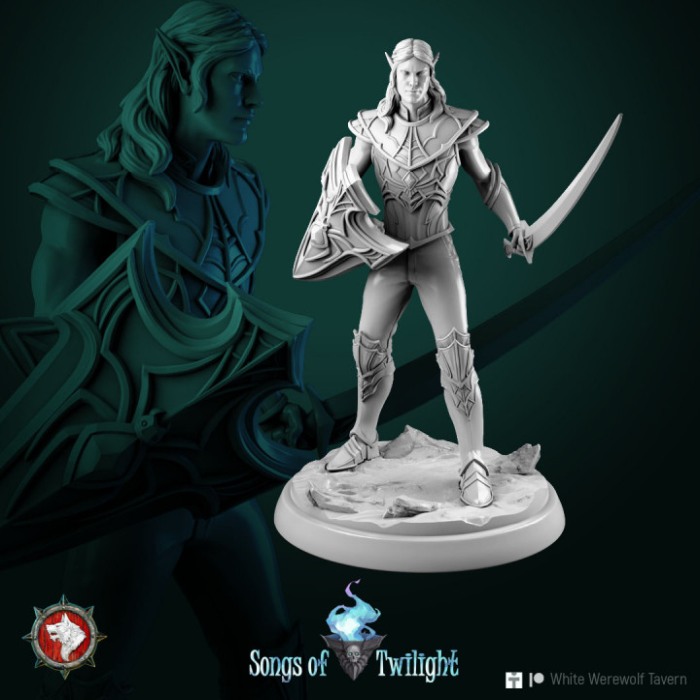 HCT 606. Drow Warriors set 6 miniatures [5]