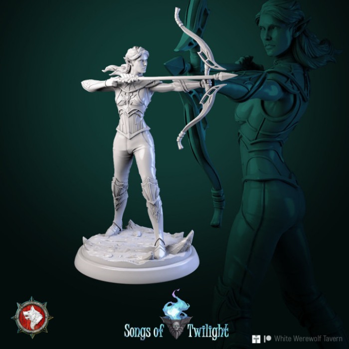HCT 607. Drow Assassins females set 6 miniatures [3]