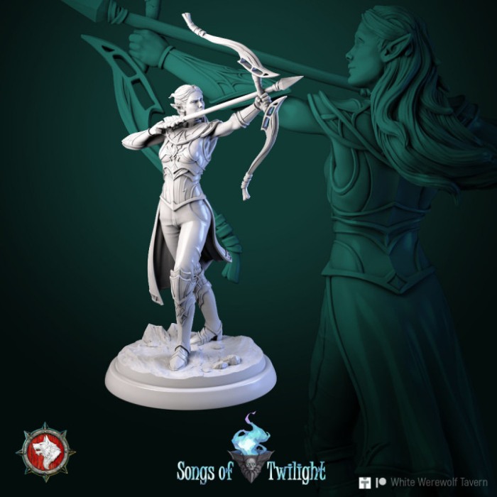 HCT 607. Drow Assassins females set 6 miniatures [4]