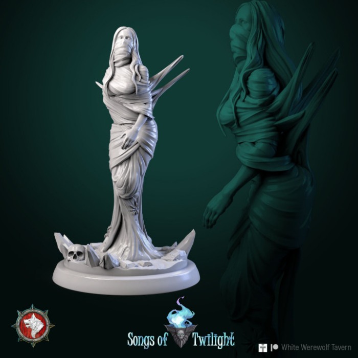 HCT 608. Peoples in cocoons set 6 miniatures [7]