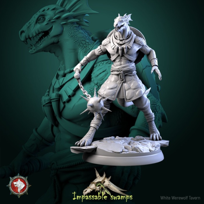 HCT 702. Lizardfolk warriors set [5]