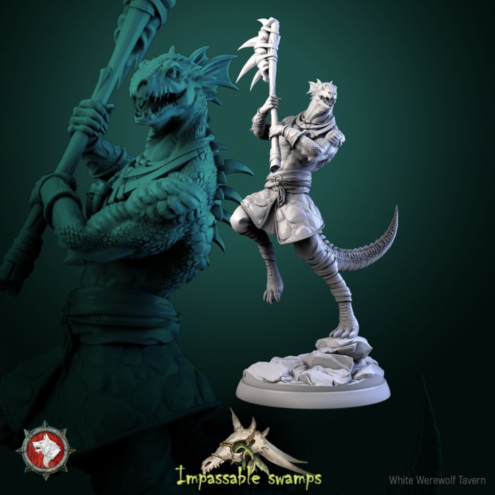 HCT 702. Lizardfolk warriors set [3]