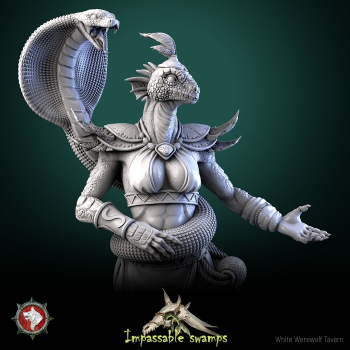 HCT 703. Serpentine Poisoned Flower 32mm [1]