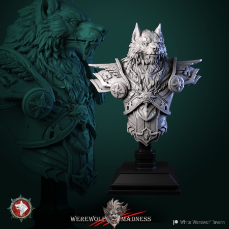 Busts - HCB 171. White Werewolf