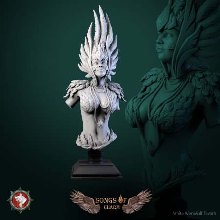 Busts - HCB 197. Harpy queen
