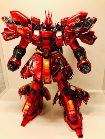 HCD0026. MG SAZABI WHITE & Gold part HOLO WATER DECAL [15]