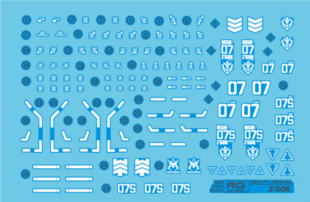 Decals - HCD0077 RG Z'GOK WATER DECAL